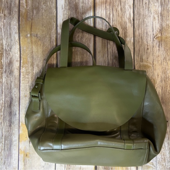 New York Kate Spade Saturday Green Leather Satchel - Picture 4 of 10